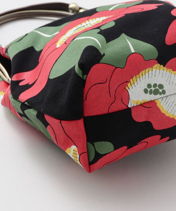 Shoulder bag with clasp - Flowers and Plants