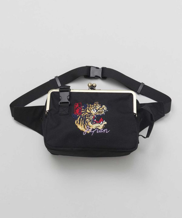 Shoulder bag - Embroidered Tiger Japan