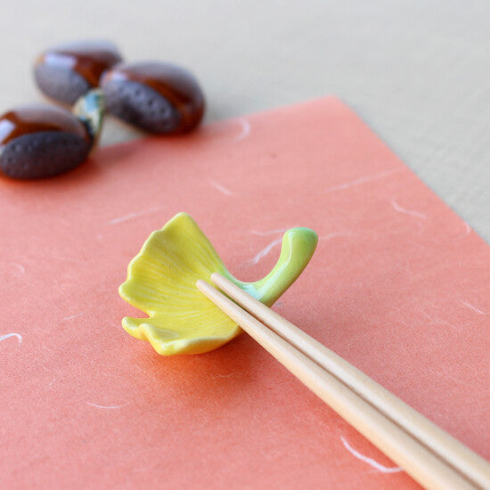 Chopsticks Rest - Ginkgo Leaf