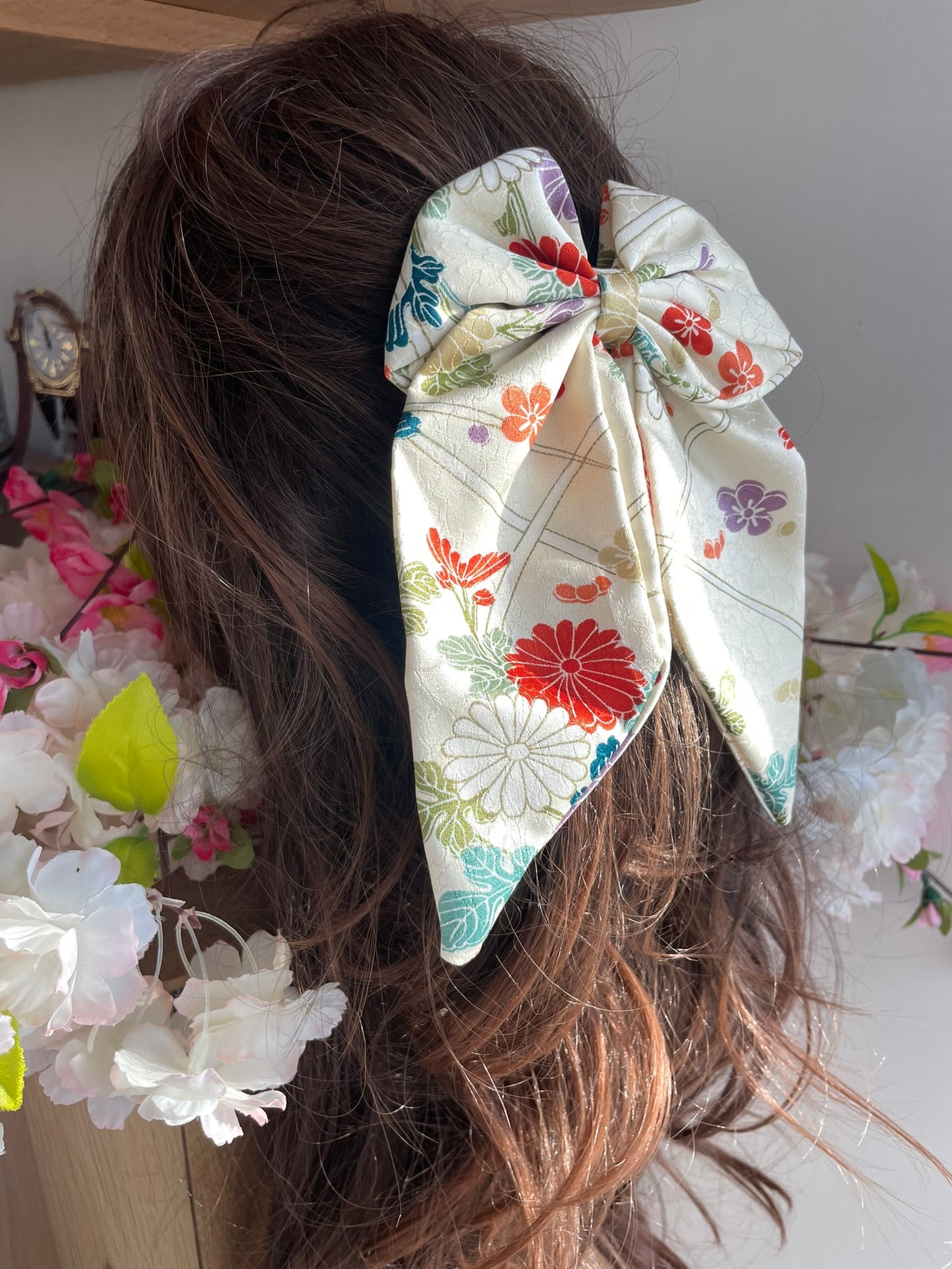 Kimono Bow Hair Clip