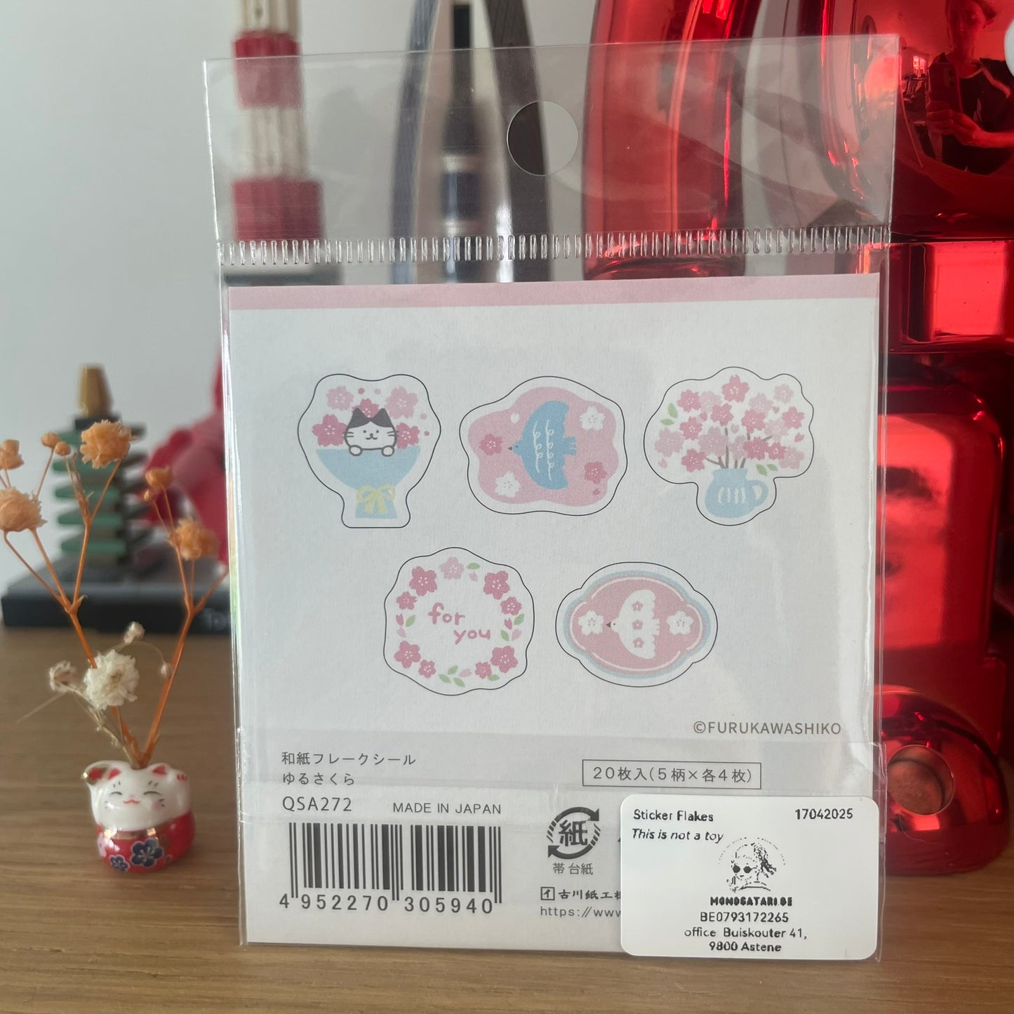 Sticker Flakes - Spring Cats
