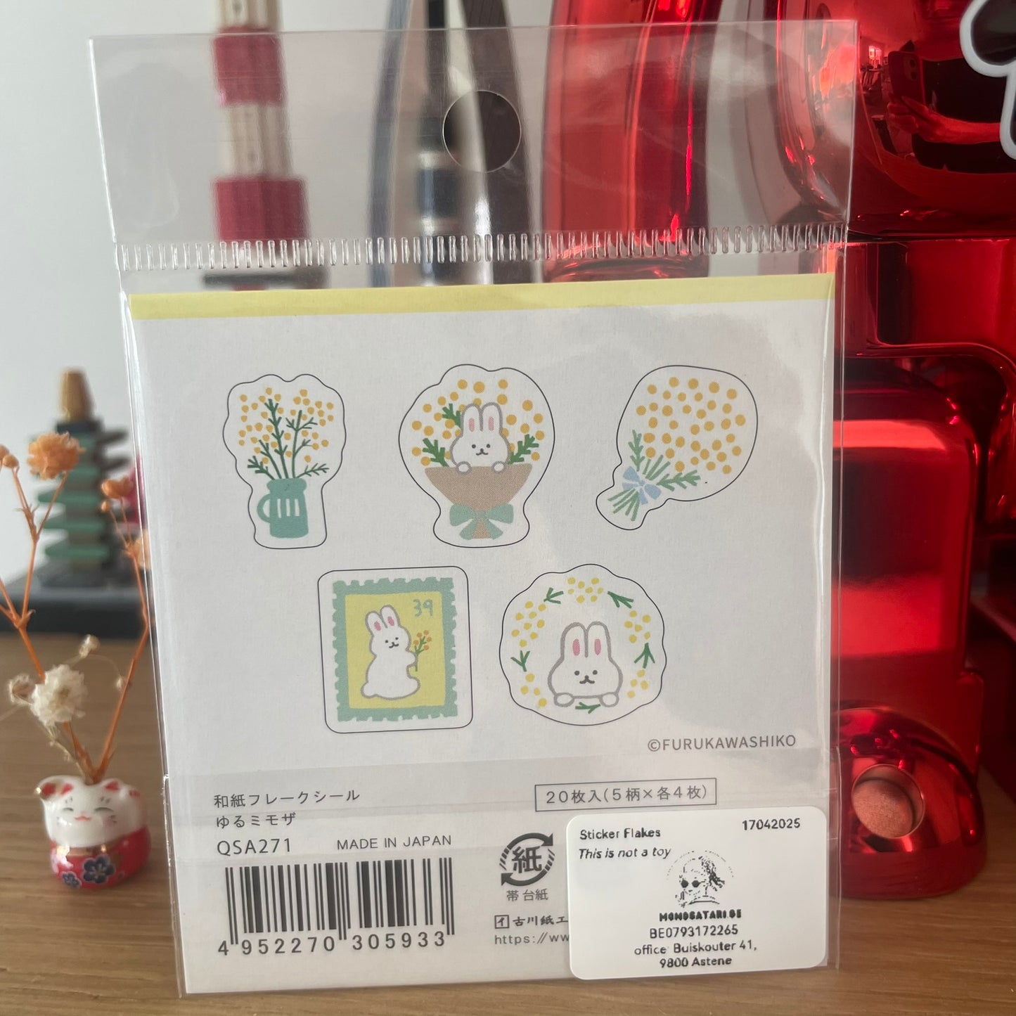 Sticker Flakes - Spring Bunnies