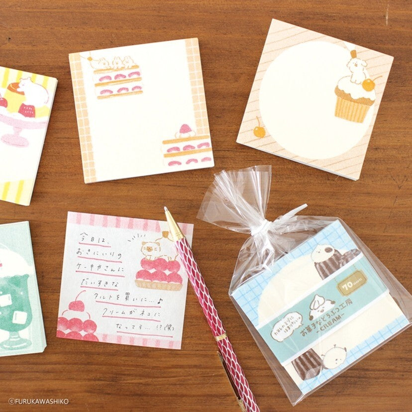 Memo Pad - Animal Sweet Shop