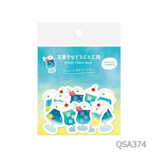 Sticker Flakes - Cream Soda Seal