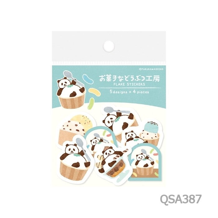 Sticker Flakes - Panda Desserts