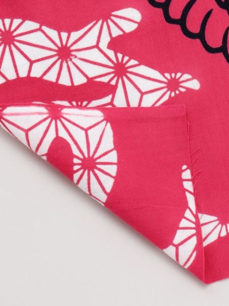Tenugui - Cranebirds Pink