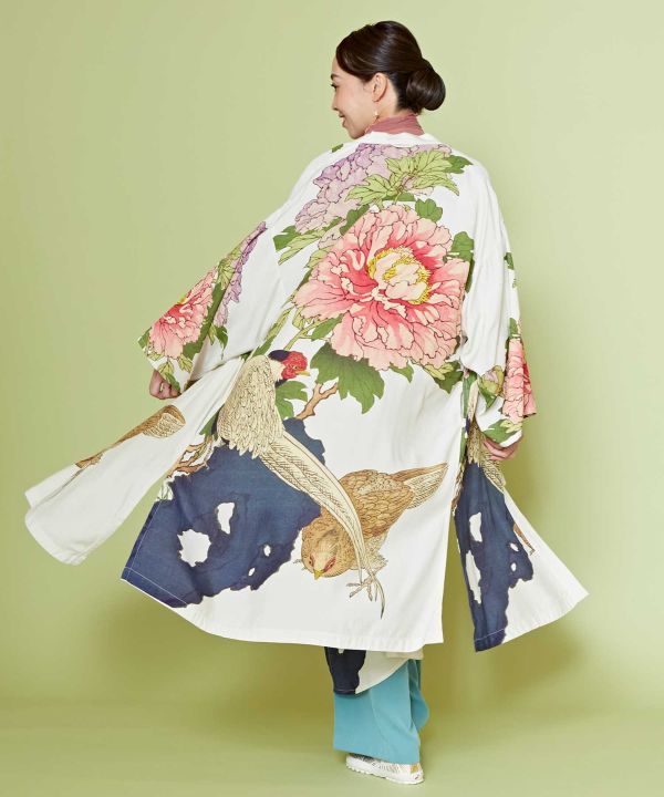 Haori (long jacket) - Botan