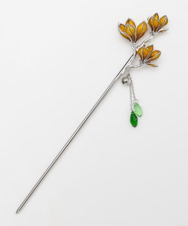 Hairpin - Wind Orchid - Yellow