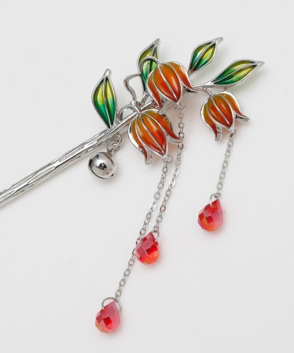 Hairpin - Lily of the valley - Red