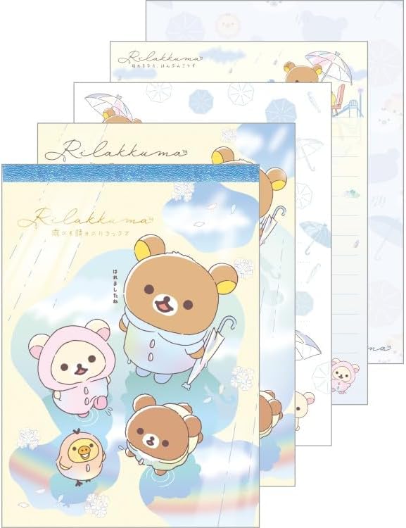 Rilakkuma Memo Pad - Rainy Weather