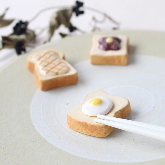 Chopsticks Rest - Morning Toast with Egg