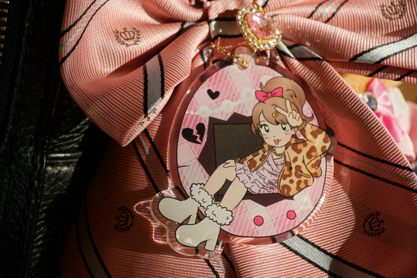 Agejo Gyaru - Ribbon Keychain