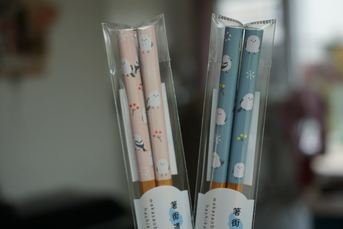 Shima-enaga bundle - Chopsticks, Bowl & Stickers