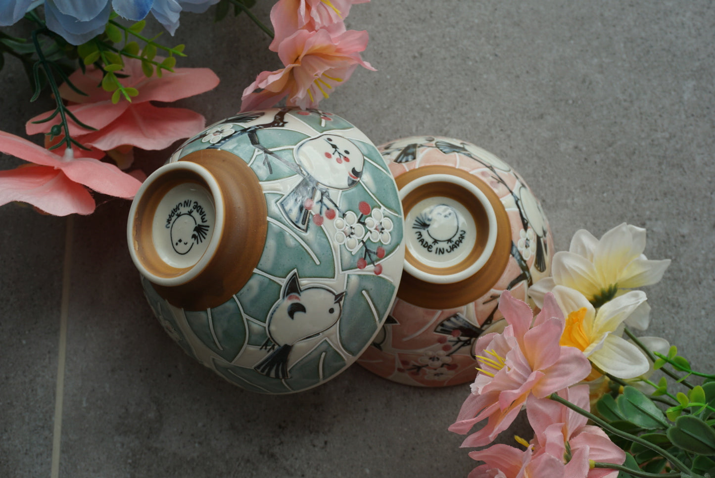 Shima-enaga bundle - Chopsticks, Bowl & Stickers