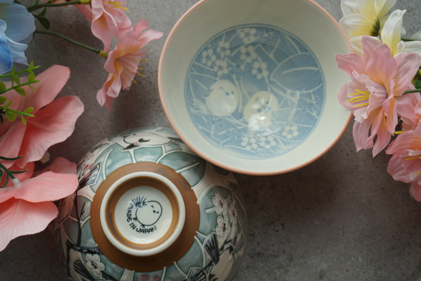 Shima-enaga bundle - Chopsticks, Bowl & Stickers