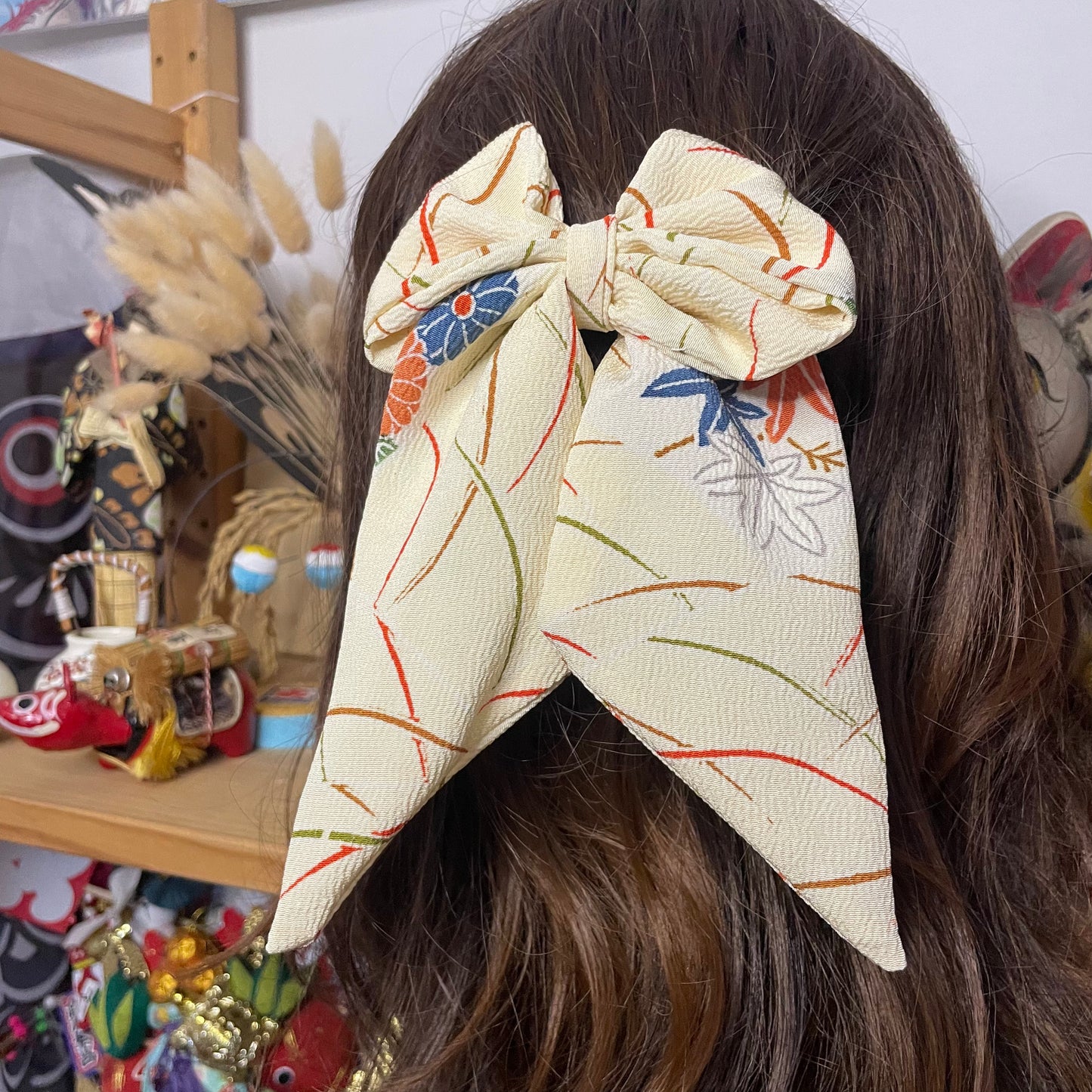 Kimono Bow Hair Clip