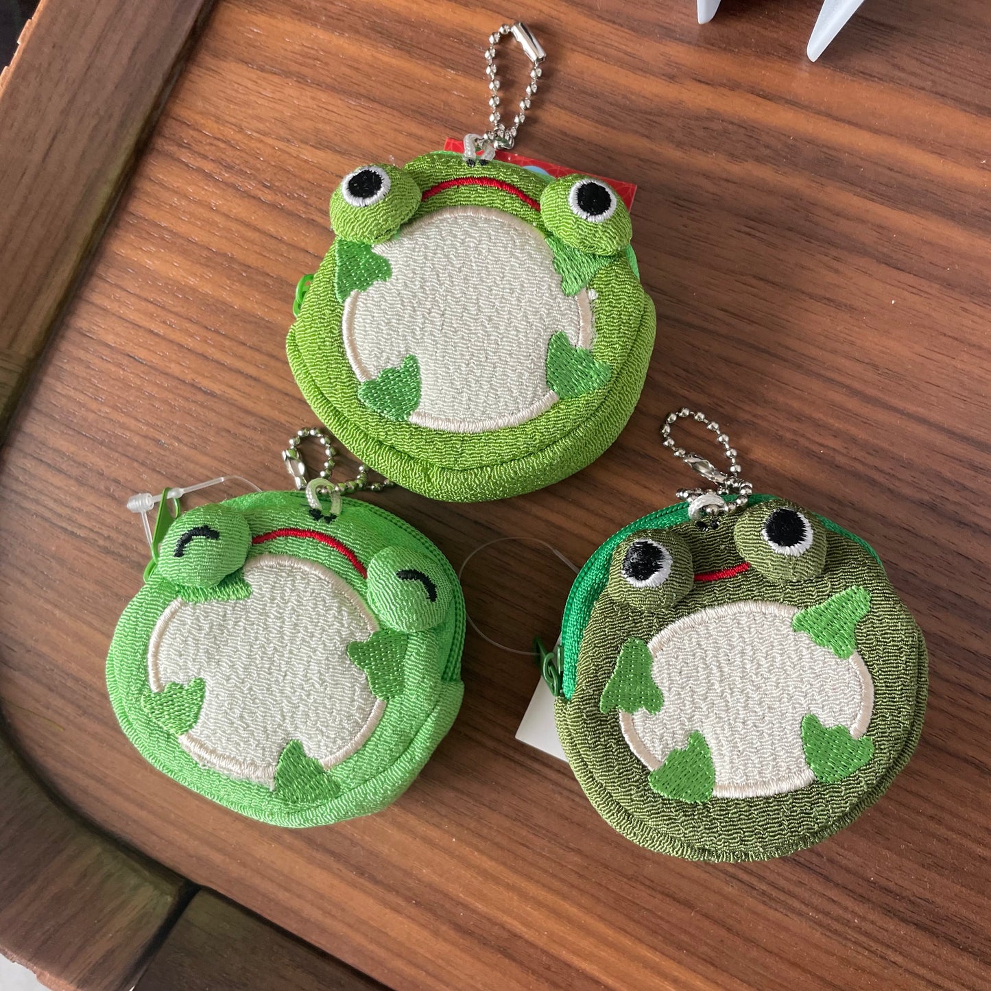 Chirimen Frog Coin Case