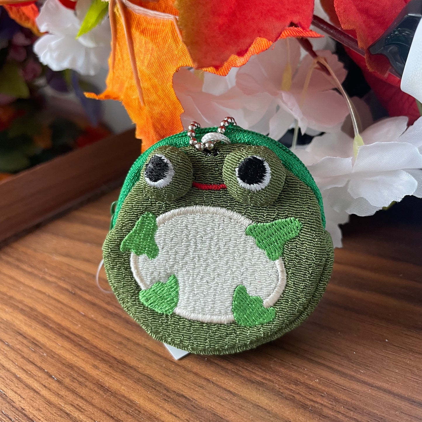 Chirimen Frog Coin Case