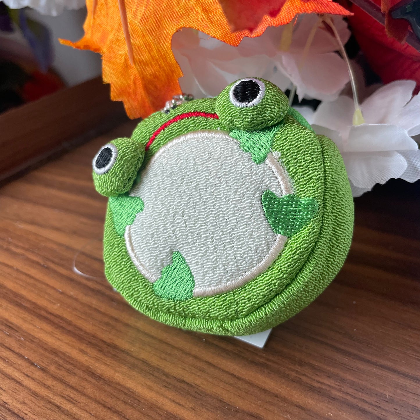 Chirimen Frog Coin Case