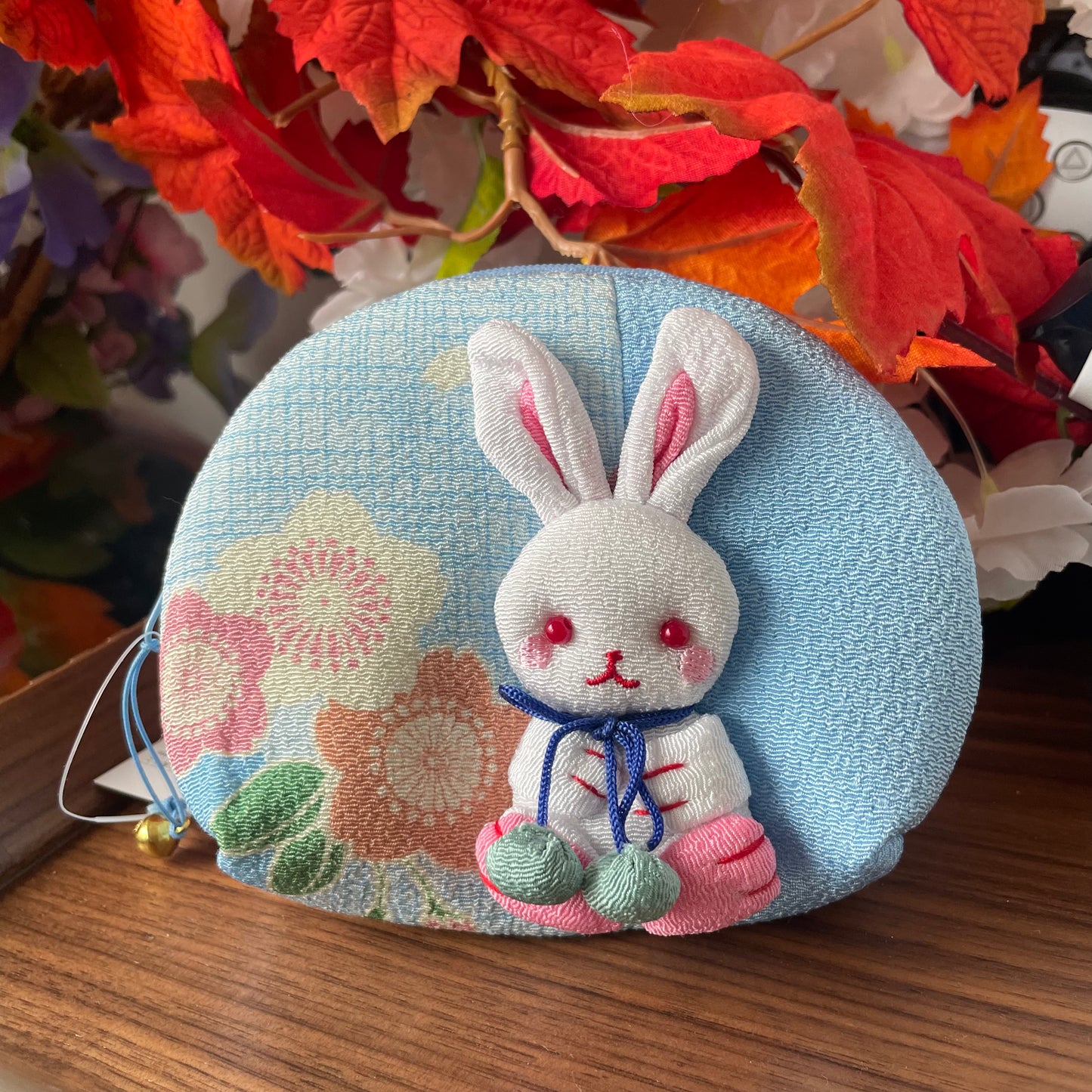 Chirimen Bunny Pouch