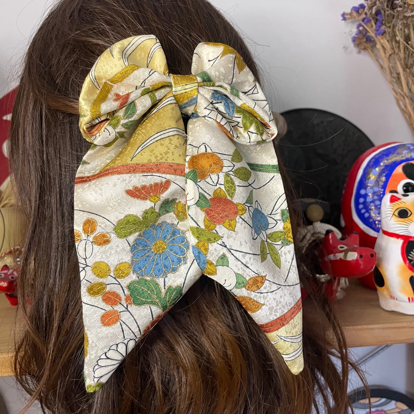 Kimono Bow Hair Clip