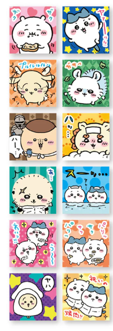 Chiikawa - Stickers in Themed Box