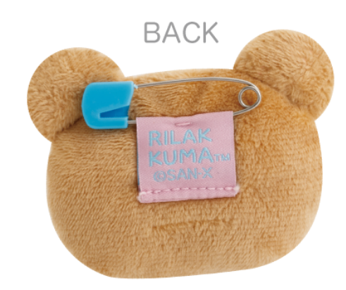 Rilakumma - Emoji Series - Mini Plush Badge